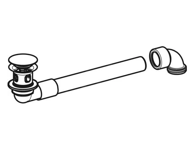 Geberit Toebehoren - Ruimte Besparende Wastafel Sifon Met Overloop, ClickClack, Chroom 152.071.21.1 5 Geberit Toebehoren - Ruimte Besparende Wastafel Sifon Met Overloop, ClickClack, Chroom 152.071.21.1 - Afbeelding 3