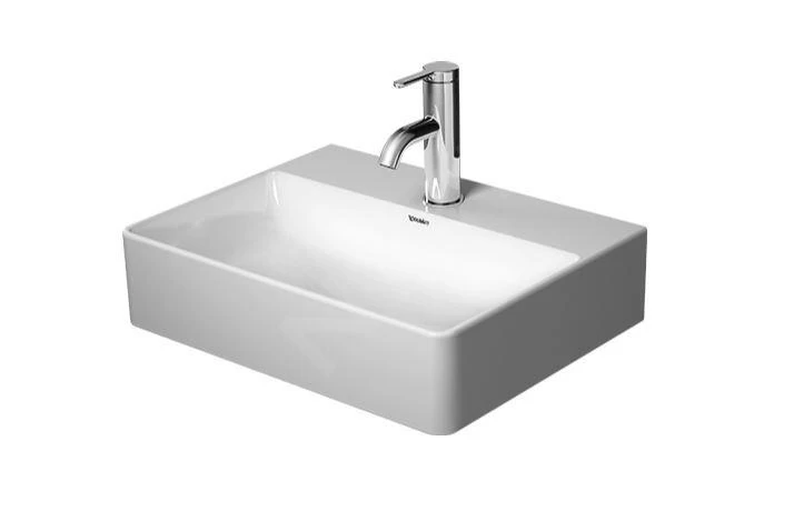 Duravit DuraSquare - Meubelfontein 450x350 Mm, Met 1 Kraangat, DuraCeram, Alpine Wit 0732450071 3 Duravit DuraSquare - Meubelfontein 450x350 Mm, Met 1 Kraangat, DuraCeram, Alpine Wit 0732450071