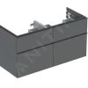 Geberit ICon - Wastafelonderkast, 118x62x48 Cm, 4 Laden, Lava 502.309.JK.1