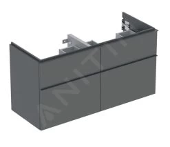 Geberit ICon - Wastafelonderkast, 118x62x48 Cm, 4 Laden, Lava 502.309.JK.1