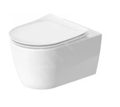 Duravit Soleil By Starck - Hangend Toilet Met SoftClose Zitting, Rimless, HygieneFlush, HygieneGlaze, Wit 45910920A1