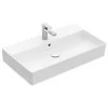 Villeroy & Boch Memento 2.0 - Wastafel 800x470 Mm, Met Overloop, 1 Kraangat, Alpine Wit 4A228001 -Badkamer Paradijs 4485182a7f6d3dc03bb83ea2