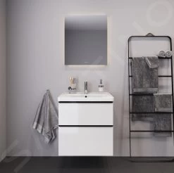 Duravit D-Neo - Wastafel 650x480 Mm, Met Kraangat, Met WonderGliss, Wit 23676500001 -Badkamer Paradijs 46b4b7698548e5ec73d97c71