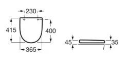 Roca Meridian - Wc Bril, Wit A8012AB00B -Badkamer Paradijs 471550338059d1e0cbad7f4e