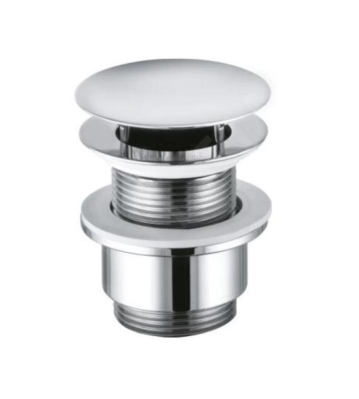 Kludi Toebehoren - Niet Afsluitbare Wastafel Afvoerplug, Chroom 1042805-00 3 Kludi Toebehoren - Niet Afsluitbare Wastafel Afvoerplug, Chroom 1042805-00