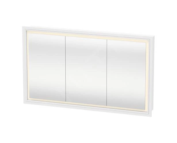 Duravit L-Cube - Spiegelkast Met LED-verlichting, Inbouw, 700x1200x155 Mm, 3 Deuren, Wit LC7653000001000 3 Duravit L-Cube - Spiegelkast Met LED-verlichting, Inbouw, 700x1200x155 Mm, 3 Deuren, Wit LC7653000001000