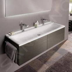 Geberit Xeno 2 - Wastafelonderkast Varicor 1600 Mm Met LED Verlichting En 2 Laden, Grijs 500.346.43.1 -Badkamer Paradijs 497d01f5883c7987fb4822fe