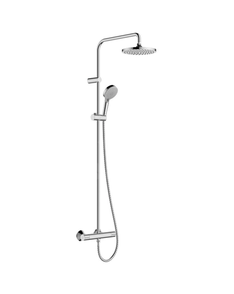 Hansgrohe Vernis Blend - Doucheset Showerpipe 200 Met Thermostaat, Chroom 26276000 3 Hansgrohe Vernis Blend - Doucheset Showerpipe 200 Met Thermostaat, Chroom 26276000