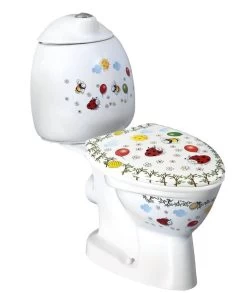 Sapho Kid - Toiletcombinatie Voor Kinderen, Horizontale Afvoer, Met Motief CK311.400.0F