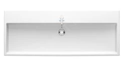 Duravit Vero Air - Wastafel 1200x470 Mm, Met Overloop, Met Kraangat, WonderGliss, Wit 23501200001 -Badkamer Paradijs 4eca33389951f77ca80edba2