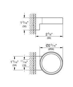 Grohe Selection - Glashouder, Cool Sunrise 41027GL0 -Badkamer Paradijs 5001806f8a2399c6e91b9914 1