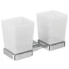 Ideal Standard IOM Square - Dubbele Bekerhouder, Mat Glas/chroom E2205AA -Badkamer Paradijs 51552bc420c1ddd01a66144a