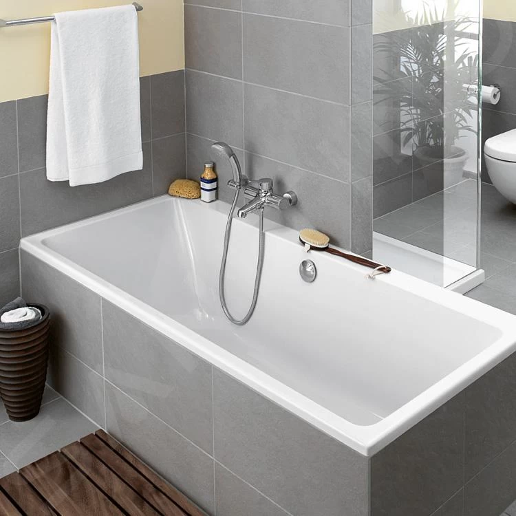 Villeroy & Boch Subway - Bad Duo, 1600x700 Mm, Alpine Wit UBA167SUB2V-01 6 Villeroy & Boch Subway - Bad Duo, 1600x700 Mm, Alpine Wit UBA167SUB2V-01 - Afbeelding 4