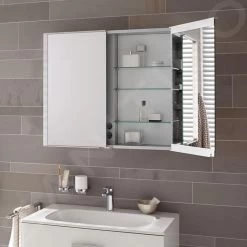 Keuco Royal Match - Spiegelkast Met LED-verlichting, 1000x700x160 Mm, Zilver Geanodiseerd 12803171311 13 Keuco Royal Match - Spiegelkast Met LED-verlichting, 1000x700x160 Mm, Zilver Geanodiseerd 12803171311 -Badkamer Paradijs 567714d8181f01f906377373