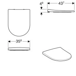 Geberit Acanto - Closetzitting, Duroplast, Softclose, Wit 500.605.01.2 7 Geberit Acanto - Closetzitting, Duroplast, Softclose, Wit 500.605.01.2 -Badkamer Paradijs 5701f73f766a9157dc4bd2f5