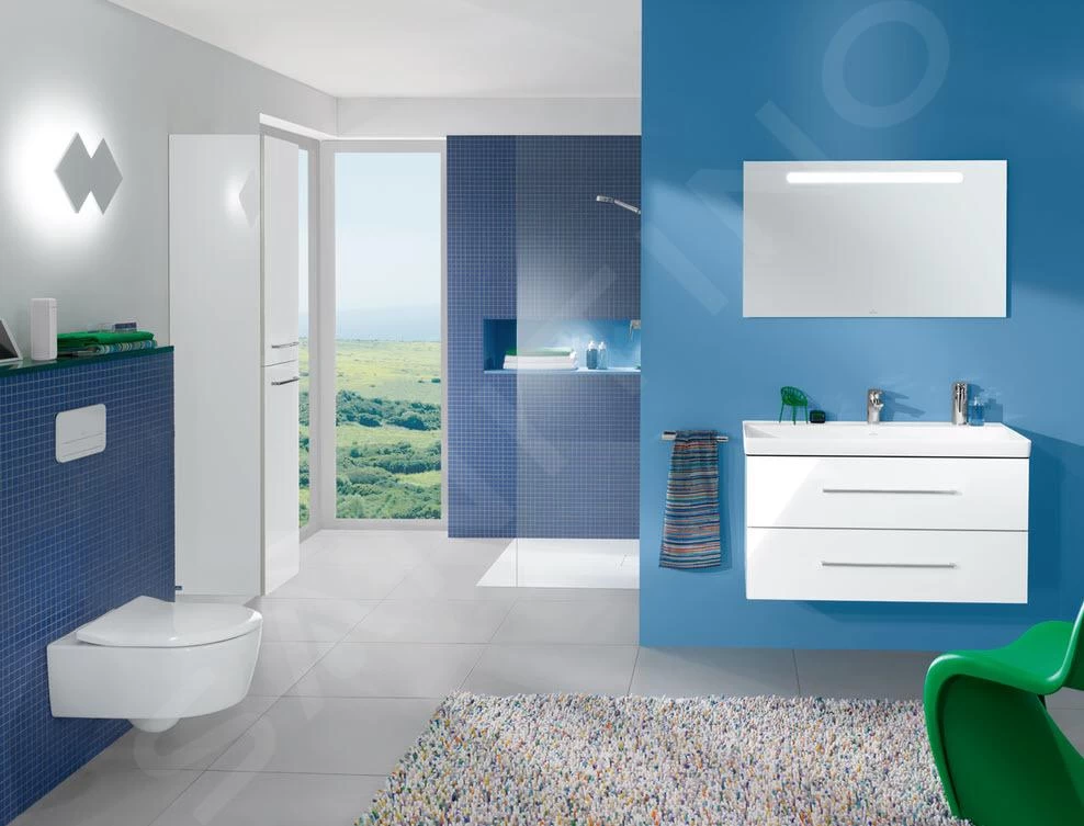 Villeroy & Boch Avento - Hoge Badkamerkast, 350x1760x372 Mm, 2 Deuren, Crystal White A89401B4 6 Villeroy & Boch Avento - Hoge Badkamerkast, 350x1760x372 Mm, 2 Deuren, Crystal White A89401B4 - Afbeelding 4