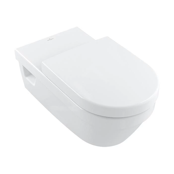 Villeroy & Boch Architectura - Vita Hangend Toilet, 370x700 Mm, Antibacterieel Met CeramicPlus, Alpine Wit 5649R2T2 3 Villeroy & Boch Architectura - Vita Hangend Toilet, 370x700 Mm, Antibacterieel Met CeramicPlus, Alpine Wit 5649R2T2