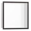 Hansgrohe XtraStoris Individual - Inbouwnis Met Designlijst, 300x300x100 Mm, Mat Wit/geborsteld Zwart Chroom 56099340 -Badkamer Paradijs 5d0b00f9ac057d65603624d9