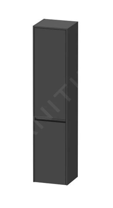 Duravit Ketho.2 - Hoge Kast 1760x400x360 Mm, 2 Deuren, Scharnieren Rechts, Grafiet Mat K21329R49490000 3 Duravit Ketho.2 - Hoge Kast 1760x400x360 Mm, 2 Deuren, Scharnieren Rechts, Grafiet Mat K21329R49490000