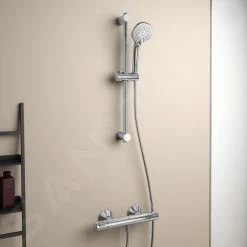 Ideal Standard CeraTherm - T25 Doucheset Met Thermostaat, 3-jets, Chroom A7203AA 8 Ideal Standard CeraTherm - T25 Doucheset Met Thermostaat, 3-jets, Chroom A7203AA -Badkamer Paradijs 5dd08fe4a4fbc106762eea27