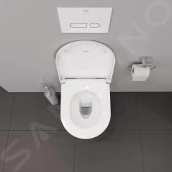 Duravit D-Neo - Hangend Toilet, Rimless, HygieneGlaze, Wit 2587092000 -Badkamer Paradijs 609dbf8d89bb0f01ed9f3562