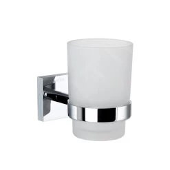 Kielle Harmonia - Tandenborstelhouder, Mat Glas/chroom 40023000