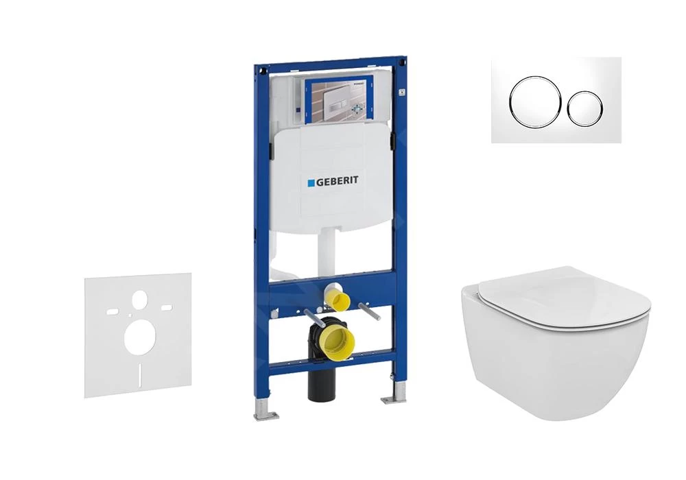 Geberit Duofix - Set Voorwandinstallatie, Toilet En Ideal Standard Tesi Zitting, Bedieningspaneel Sigma20, Aquablade, SoftClose, Wit/glanzend Chroom 111.300.00.5 NU4 3 Geberit Duofix - Set Voorwandinstallatie, Toilet En Ideal Standard Tesi Zitting, Bedieningspaneel Sigma20, Aquablade, SoftClose, Wit/glanzend Chroom 111.300.00.5 NU4