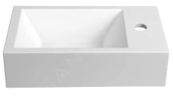 Sapho Wastafels - Amarok Fontein 400x220 Mm, Zonder Overloop, 1 Kraangat Rechts, Wit AR500 -Badkamer Paradijs 68454bbc67cac9e25840e804
