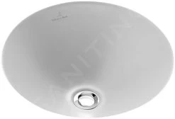 Villeroy & Boch Loop&Friends - Onderbouw Wastafel, Diameter 330 Mm, Zonder Overloop, Ceramicplus, Wit 618133R1