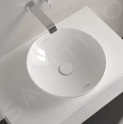 Villeroy & Boch Loop&Friends - Opzetwastafel, Diameter 420 Mm, Met Overloop, Alpine Wit 4A460001 -Badkamer Paradijs 74c21db62c2897ba9e86c0a8