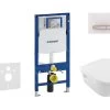 Geberit Duofix - Set Voorwandinstallatie, Toilet En Villeroy & Boch Zitting, Bedieningspaneel Sigma50, DirectFlush, SoftClose, CeramicPlus, Alpine Wit 111.300.00.5 NB8 -Badkamer Paradijs 75a4d9e6434a3aac49132fa4