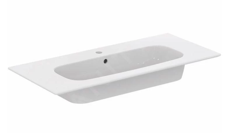 Ideal Standard I.Life A - Wastafel 1040x460 Mm, Met Overloop, Kraangat, Wit T462101 3 Ideal Standard I.Life A - Wastafel 1040x460 Mm, Met Overloop, Kraangat, Wit T462101