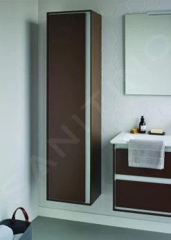 Ideal Standard Connect Air - Hoge Kast 400x300x1600 Mm, Decor Eiken Grijs/mat Wit E0832PS -Badkamer Paradijs 77582563e5b949e95811a044