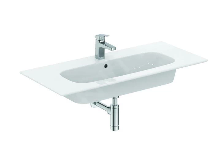 Ideal Standard I.Life A - Wastafel 1040x460 Mm, Met Overloop, Kraangat, Wit T462101 8 Ideal Standard I.Life A - Wastafel 1040x460 Mm, Met Overloop, Kraangat, Wit T462101 - Afbeelding 6