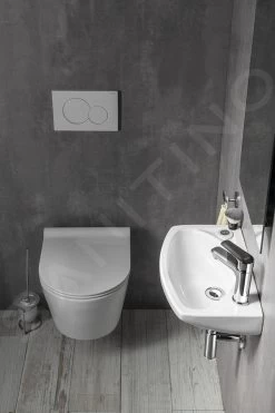 Aqualine Small - Fontein 450x280 Mm, Met Overloop, Kraangat, Wit 91451 -Badkamer Paradijs 784c48eb95bb301d895eed1e