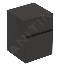 Geberit Smyle Square - Zijkast, 2 Laden, Lava 500.357.JK.1