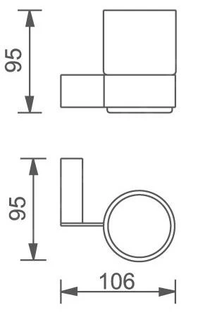 Novaservis Titania Kate - Glas Met Houder, Melkglas/chroom 66506,0 4 Novaservis Titania Kate - Glas Met Houder, Melkglas/chroom 66506,0 - Afbeelding 2