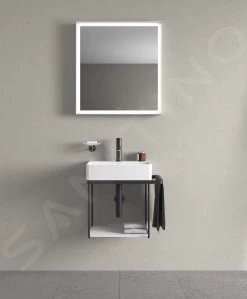 Duravit DuraSquare - Fontein 450x350 Mm, Met 1 Kraangat, DuraCeram, Alpine Wit 0732450041 -Badkamer Paradijs 7a955e5fa328037a0a7084dc