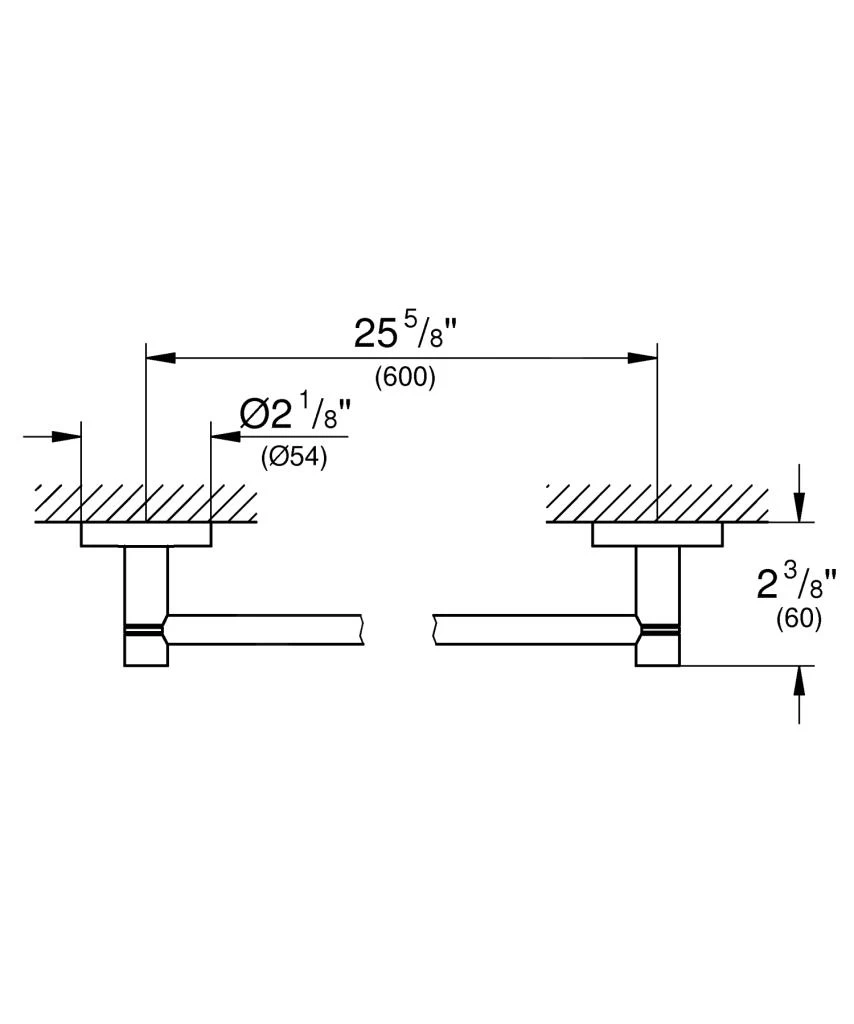 Grohe Essentials - Handdoekhouder, Cool Sunrise 40366GL1 4 Grohe Essentials - Handdoekhouder, Cool Sunrise 40366GL1 - Afbeelding 2