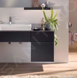 Geberit ICon - Onderbouw Zijkast Met 2 Laden 450x600 Mm, Lava Look 841046000 -Badkamer Paradijs 7b45fe5f3189ccffea953c4e