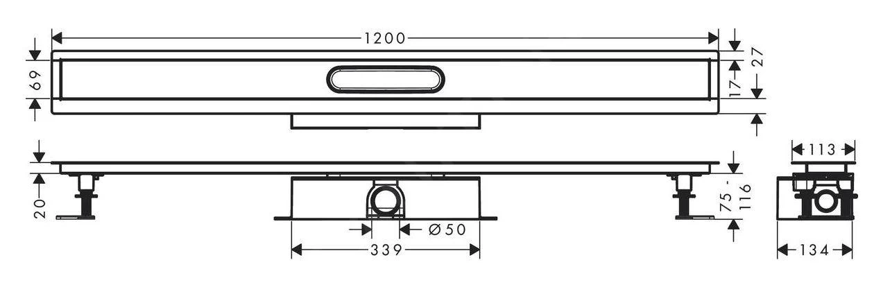 Hansgrohe UBox Universal - Complete Set Voor Standaard Installatie 1200 Mm Douchegoten, Rvs 56027180 4 Hansgrohe UBox Universal - Complete Set Voor Standaard Installatie 1200 Mm Douchegoten, Rvs 56027180 - Afbeelding 2