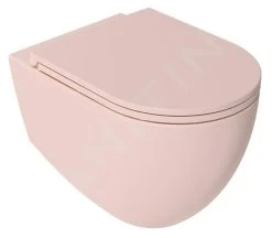 Sapho Isvea - Wc-bril Slim, SoftClose, Zalm Roze 40KF0541I-S -Badkamer Paradijs 7f5e59f4e58a169fedaeaebd