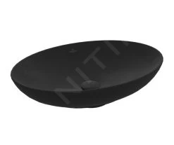 Villeroy & Boch Loop&Friends - Opzetwastafel, 560x380 Mm, Zonder Overloop, CeramicPlus, Ebony 4A4701S5 -Badkamer Paradijs 7f8c7069f2200c1b6aa4591a