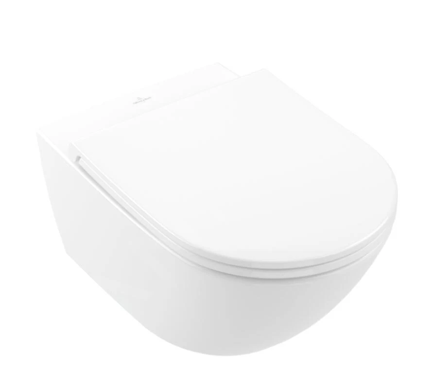 Villeroy & Boch Subway 3.0 - Hangend Toilet Met Wc-bril SoftClosing, TwistFlush, CeramicPlus, Alpine Wit 4670T9R1