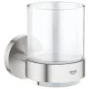Grohe Essentials - Glas Met Houder, Supersteel 40447DC1 -Badkamer Paradijs 831e8ae32e8f825d3b22dfb2