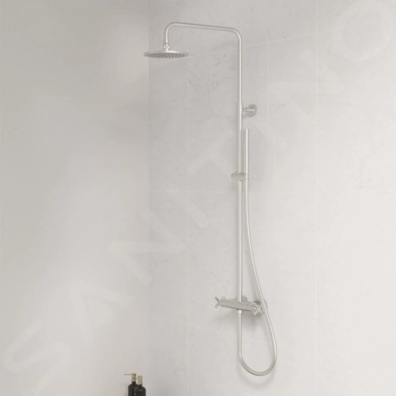 Steinberg 250 - Doucheset Met Thermostaat, Diameter 200 Mm, Geborsteld Nikkel 250 2721 BN 10 Steinberg 250 - Doucheset Met Thermostaat, Diameter 200 Mm, Geborsteld Nikkel 250 2721 BN - Afbeelding 8