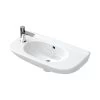 Villeroy & Boch O.novo - Fontein Compact, 500x250 Mm, Met Overloop, CeramicPlus, Kraangat Links, Alpine Wit 53615401 -Badkamer Paradijs 879dc20dc672e04bb348166d