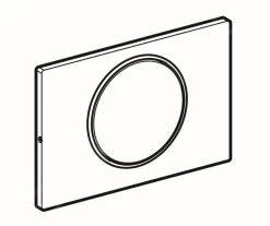 Geberit Sigma10 - Bedieningsplaat, Schroefbaar, RVS 115.787.SN.5 -Badkamer Paradijs 87c288185687525a97b5c948