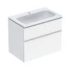 Geberit ICon - Wastafelkast Met Wastafel, 75x48x63 Cm, 2 Laden, Glanzend Wit 502.336.01.1 -Badkamer Paradijs 899eb80bc1d7b79117d2d877 1