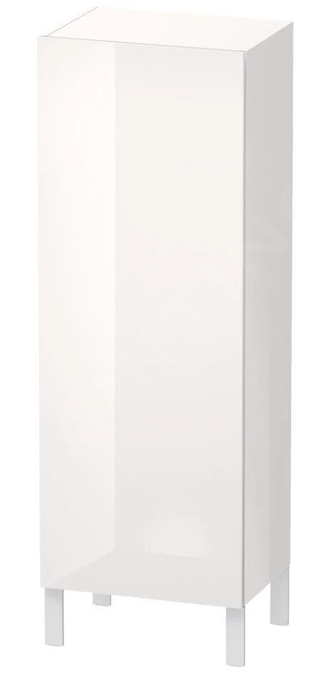 Duravit L-Cube - Hoge Badkamerkast 1320x500x363 Mm, Links, Glanzend Wit LC1179L2222 3 Duravit L-Cube - Hoge Badkamerkast 1320x500x363 Mm, Links, Glanzend Wit LC1179L2222
